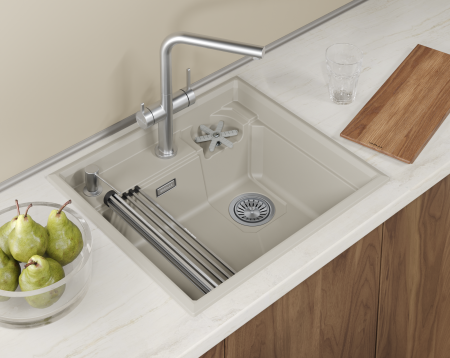 Мойка для кухни Granula Kitchen Space Rinzer 5807R креман, 58х52 см, прямоугольная