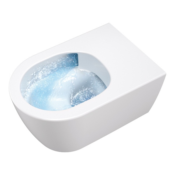 Duravit Me by Starck Унитаз подвесной 36x54см, безободковый, tornado, покрытие Durashield+, сиденье SoftClose, цвет: белый глянцевый 490709AAA1 (290709АА00+002199)