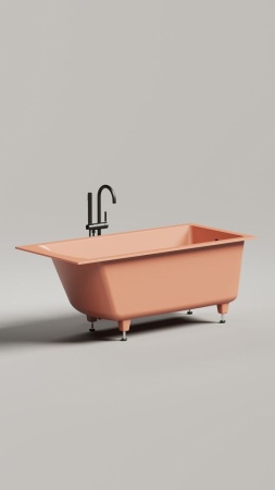 Ванна встраиваемая Salini CASCATA 150x70, S-Sense, матовый белый 105011M