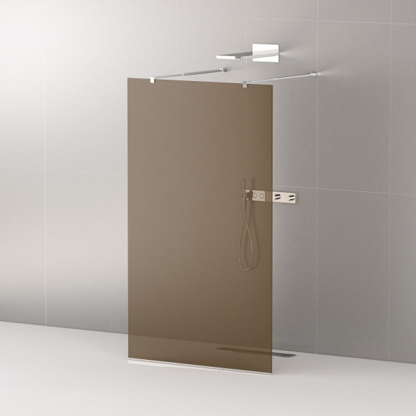Душевая перегородка CEZARES LIBERTA-L-2-80-BR-Cr