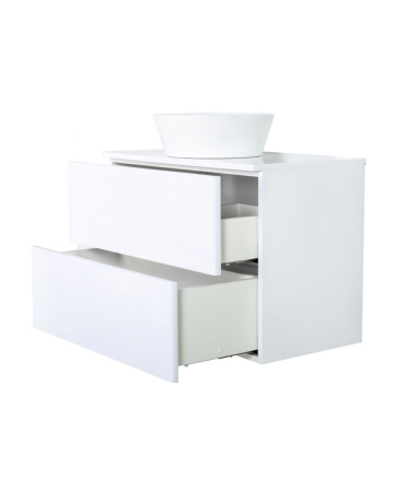 Тумба с раковиной Orange Otto Ot-75TuMDF+B08-360W подвесная