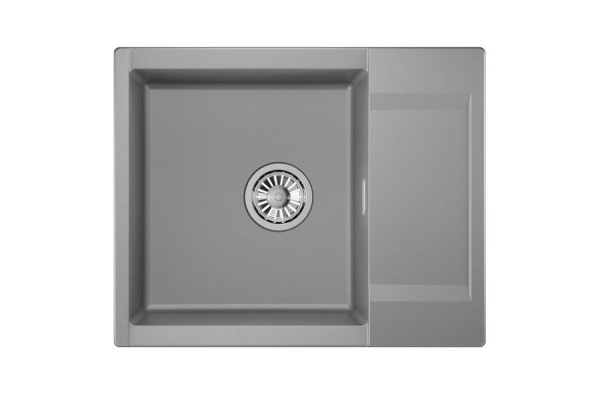 Мойка для кухни Granula Estetica 6202 алюминиум, 62х50 см, прямоугольная