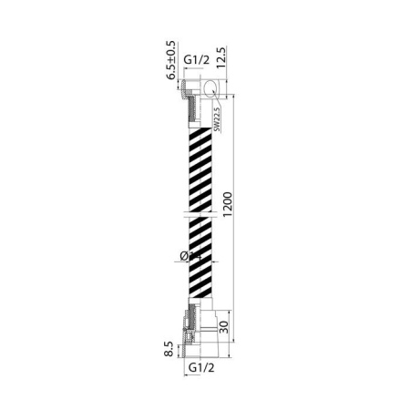 Шланг для душа IDDIS A50611 1.2