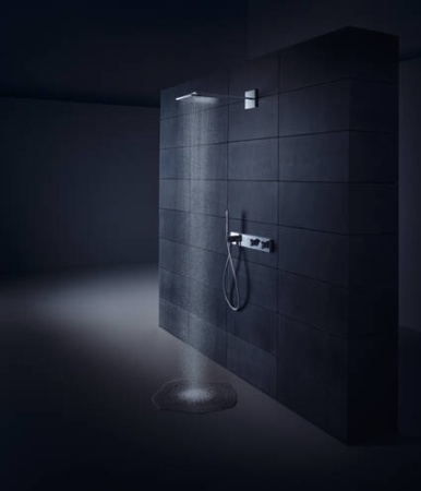 Верхний душ AXOR ShowerSolutions 250/250 2jet. с держателем. хром 35310000