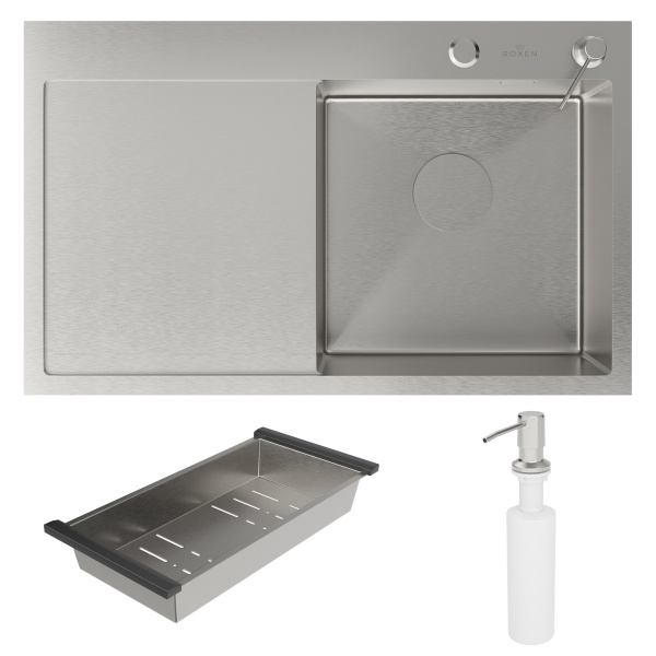 Кухонная мойка Roxen Vespa 78 правосторонняя