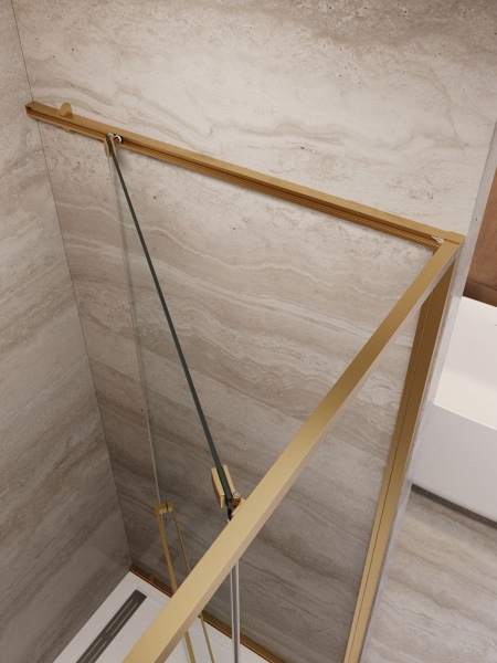 Душевая дверь CEZARES LUX-B-FS-1-90-C-BORO
