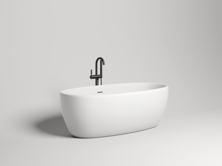 Ванна отдельностоящая Salini LUCE 170x85 покраска по RAL полностью, S-Stone, матовый 100121MF