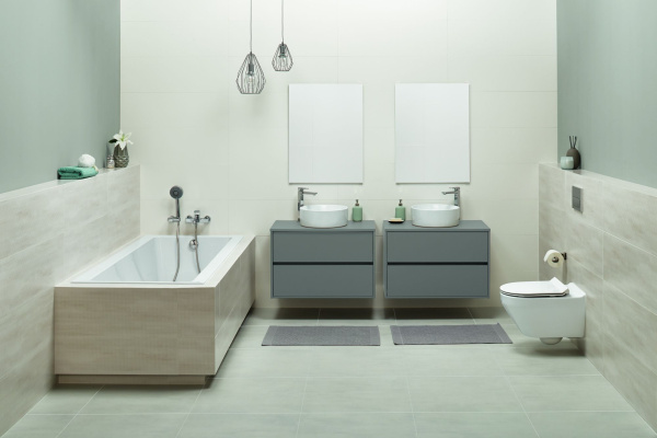 Ванна прямоугольная Cersanit CREA 180x80 белый, P-WP-CREA*180NL