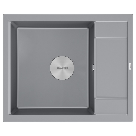Мойка FLUGEN 50-600, IT-GRANIT, PM216050-GRM, серый металлик, 600х500 мм, Paulmark