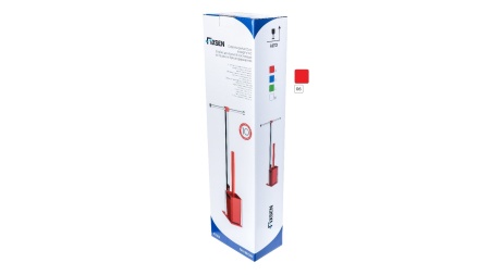 Стойка напольная б/д двойной + ерш Fixsen Rainbow FX-32-06 красная