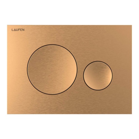 Laufen INEO MOON Клавиша смыва, цвет: PVD розовое золото глянцевое 9.0011.4.162.000.1