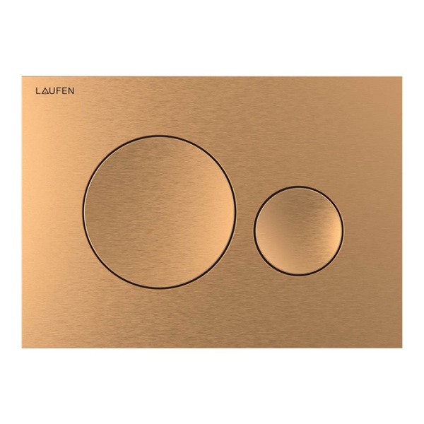 Laufen INEO MOON Клавиша смыва, цвет: PVD розовое золото глянцевое 9.0011.4.162.000.1