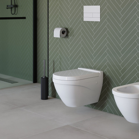 Унитаз Ambassador Nord 133T20001 (535х385х360) белый, подвесной с толстой крышкой