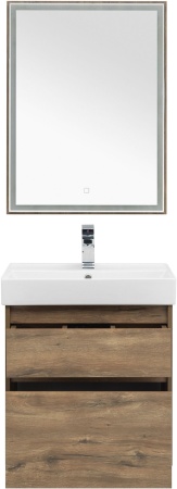 Мебель для ванной Aquanet Nova Lite 60 дуб рустикальный (2 ящика)