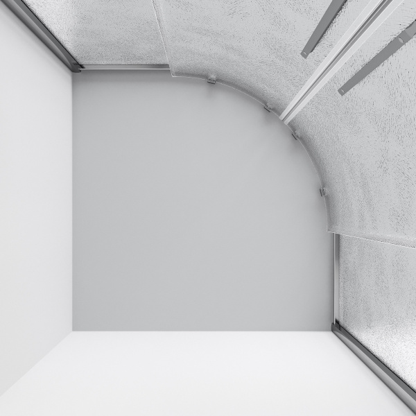 Душевое ограждение  Niagara Nova  NG-3626-34 (90*90*195) полукруг, двери раздвижные