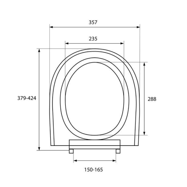 Сиденье для унитаза Milardo PP Seat Cover полипропилен 020PP00M31
