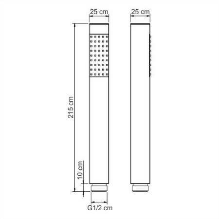 Лейка для душа WasserKRAFT A106