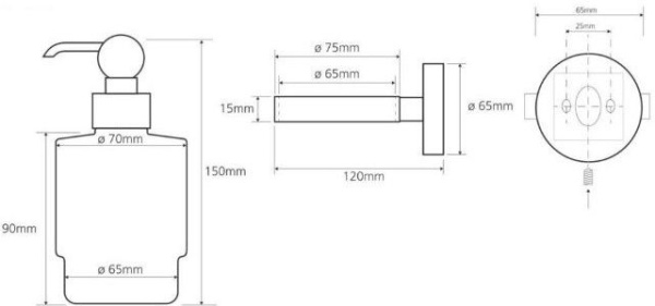 Дозатор для жидкого мыла Bemeta Retro 144309102