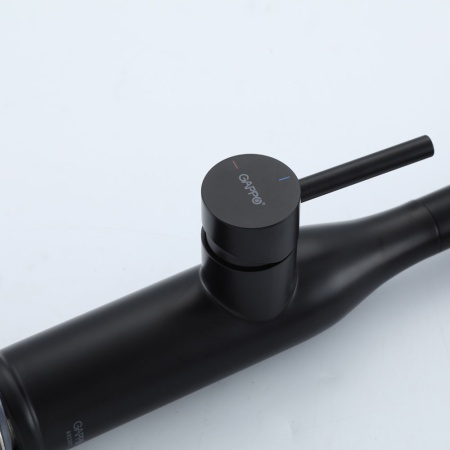 Смеситель для кухни с гибким изливом GAPPO G4098-26, черный