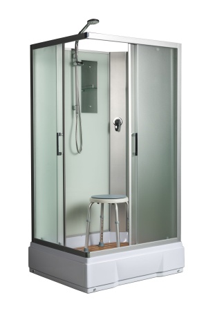 Душевая кабина River QUADRO Б/К 100/80/24МТ, 100x80x210