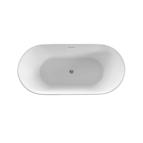 Ванна акриловая Vincea VBT-426-1700 1700*800*580, цвет белый, щелевой перелив, слив хром