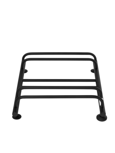 Полотенцесушитель В9/10 Р60*50 (СНШ, Черный RAL 9005 (мат), З группы 2*2*2 вставок , Универсальное подключение, С таймером; правое подкл.)