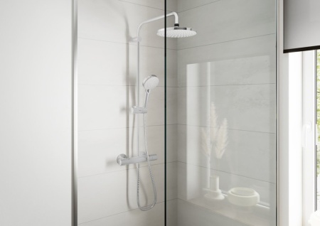 Hansgrohe Vernis Blend Showerpipe 200 1jet EcoSmart с термостатом хром 26089000