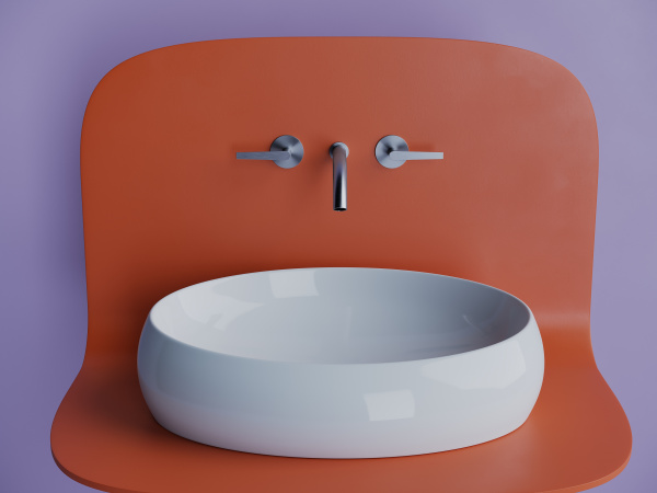 Умывальник Ceramicanova чаша накладная квадратная Element 380x380x150мм