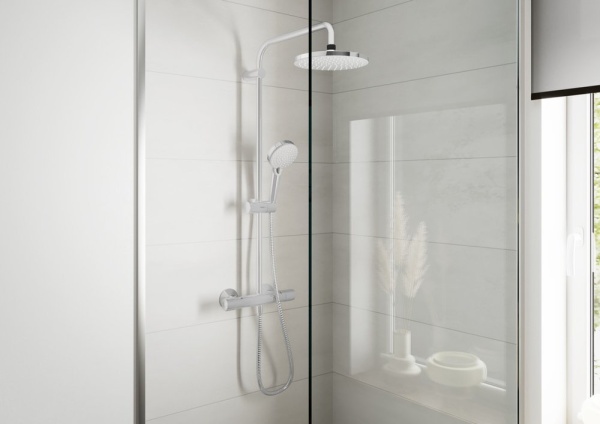 Hansgrohe Vernis Blend Showerpipe 200 1jet EcoSmart с термостатом хром 26089000