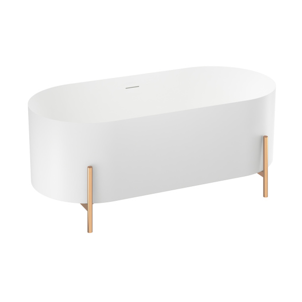 Акриловая ванна в наборе 3 в 1: отдельностоящая ванна, экран, декоративные ножки Wellsee FR.Euphoria 2.0 235501002