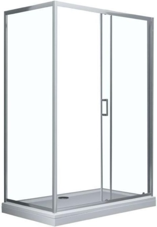 Душевая дверь Aquanet SD-1400A 140, прозрачное стекло