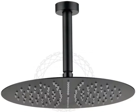 Душевая система скрытого монтажа FILARETE Roun FL1022 (Черный матовый)