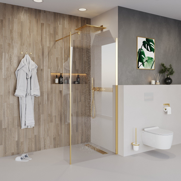 Душевая перегородка Niagara Nova NG-644-11 GOLD 110x195