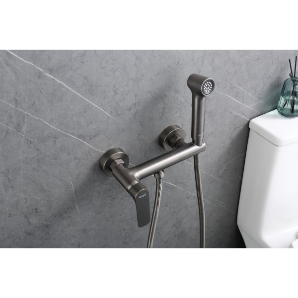 Гигиенический душ со смесителем Raglo R03.51.09, графит