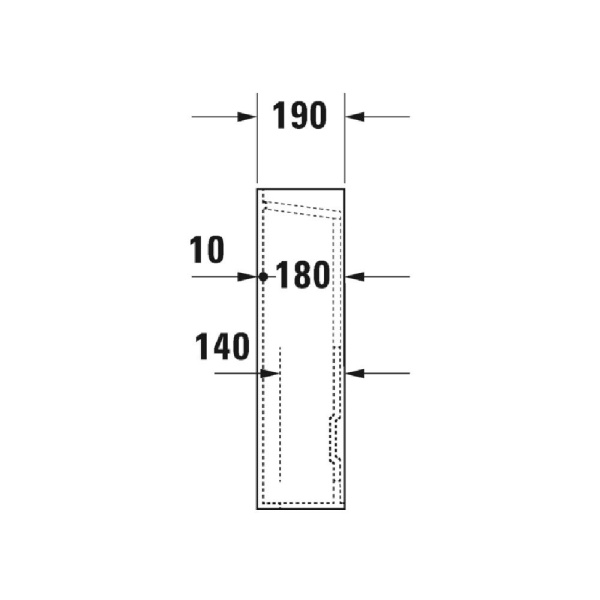 Пьедестал Duravit D-Code 08632700002