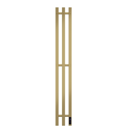 Полотенцесушитель электрический REFLEXION Гоби RXT0311012GL 1100x120 с крючками, золотой матовый