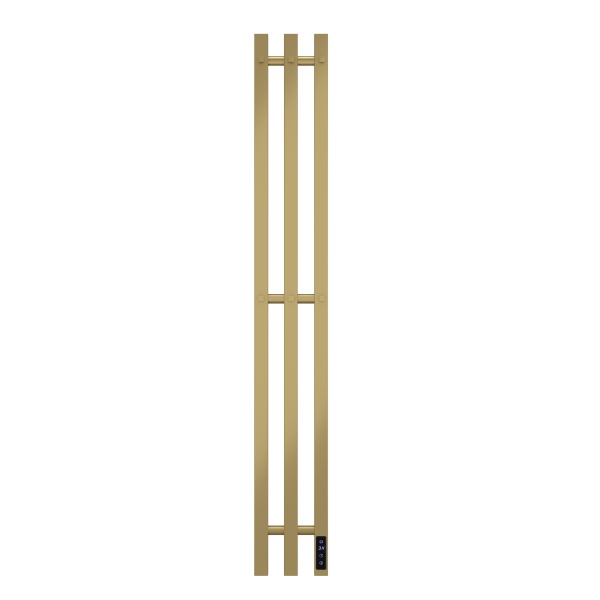 Полотенцесушитель электрический REFLEXION Гоби RXT0311012GL 1100x120 с крючками, золотой матовый
