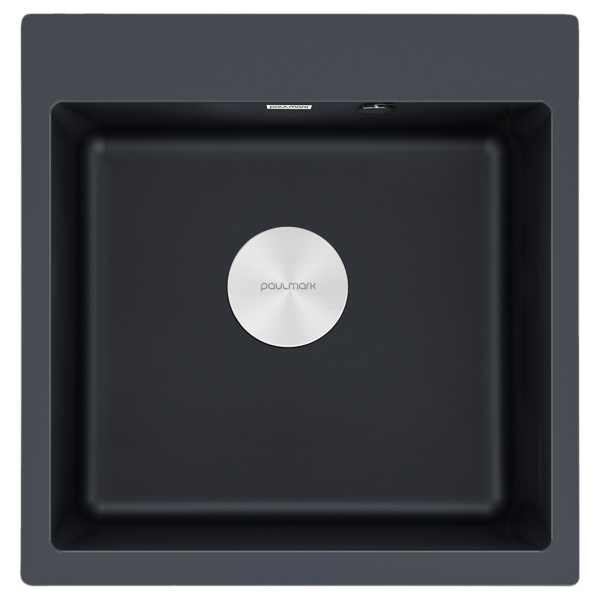 Мойка KANTE 50, IT-GRANIT, PM105152-AN, антрацит, 510х520, Paulmark