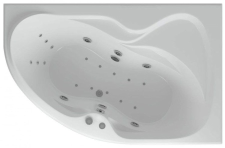 Акриловая ванна Aquatek Вега 170x105 VEG170-0000083 правая, с фронтальным экраном