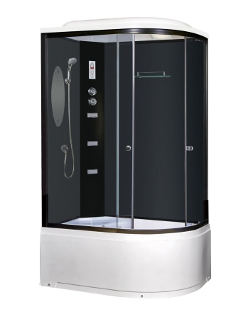 Душевая кабина Niagara Ultra NG-214-01LN 120х80х220, высокий поддон 48 см, стекло тонированное