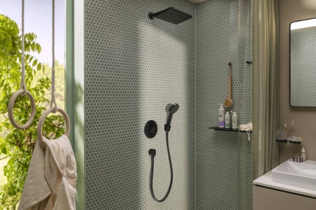 Ручной душ Hansgrohe Activera Select S 28033670. черный матовый 28033670