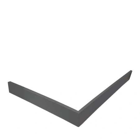 Экран для душевого поддона Veconi Pietra PS AG, 1200x900x30, гелькоут и стекловолокно, антрацитово-серый
