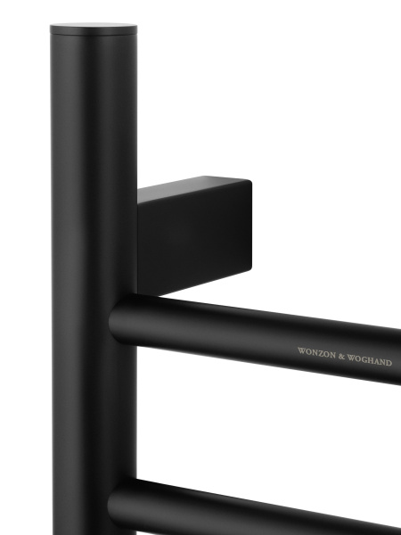 Полотенцесушитель электрический WONZON & WOGHAND, Черный матовый (WW-AL4092-MB)