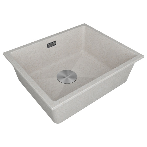 Мойка LUMI 55UNI, IT-GRANIT, LU55-BE, бежевый, 555х460, Paulmark