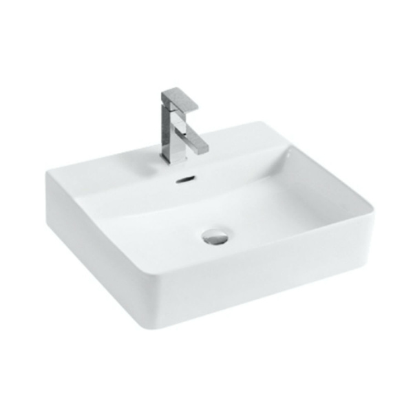 Orange RA04500W раковина накладная белая глянцевая, санфарфор