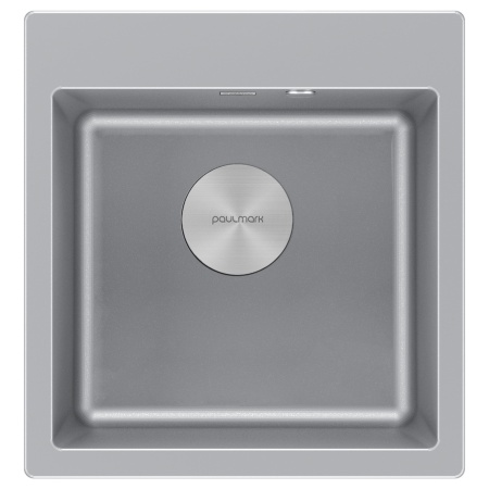Мойка KANTE 50, IT-GRANIT, PM105152-GRM , серый металлик, 510х520, Paulmark