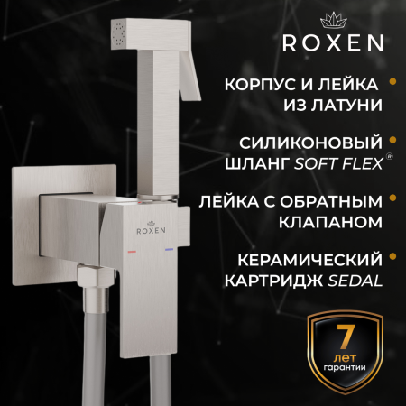 Гигиенический душ с лейкой RoxenBath Caspia 50096000-BN