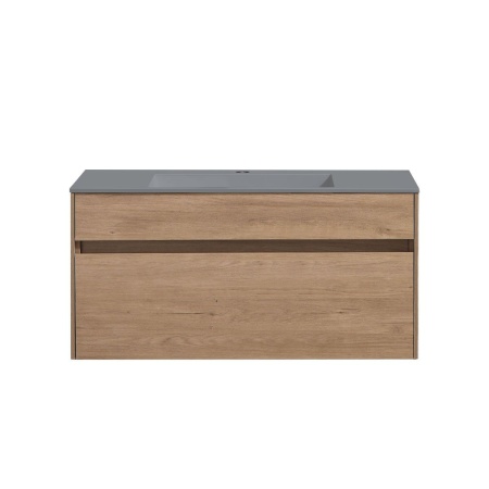Тумба под раковину Vincea Chiara 1000 подвесная, 1 выкатной ящик soft-close, N.Oak
