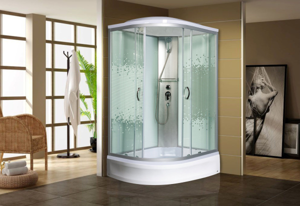 Душевая кабина Мономах 120/80/24 МЗ R, 1200х800х2100, асимметричная