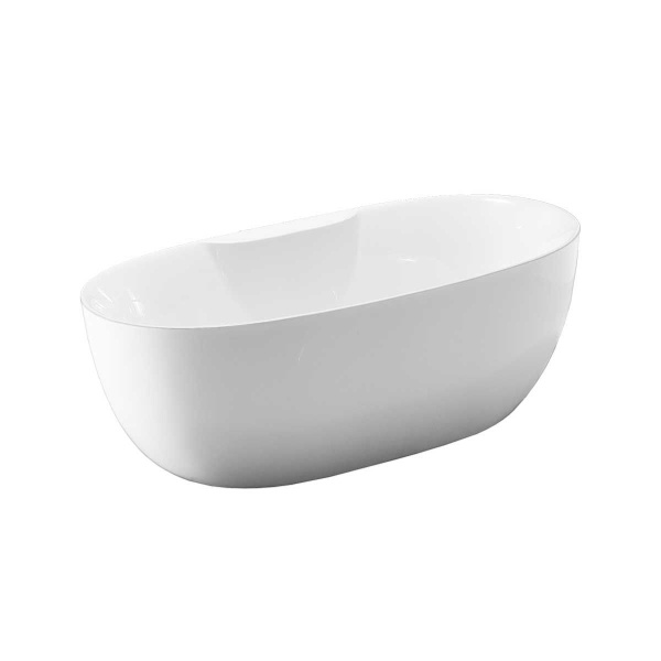 Ванна акриловая Vincea VBT-405B-1700, 1700*800*580, цвет белый, слив-перелив в комплекте, хром